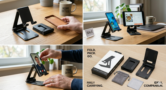 Foldable Desk Stand for Smartphones