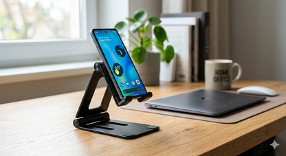 Foldable Desk Stand for Smartphones