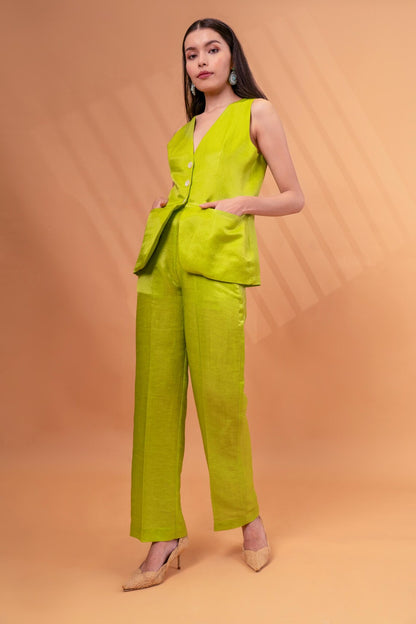 Co-ord Set with Waistcoat and Pants